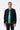 Black Poly Mesh Regular Fit Bomber with Bone Pocket