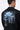 Black Poly Mesh Regular Fit Bomber with Bone Pocket