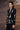 Black & Sand Embroidered Geometric Jacket - Genes Online Store