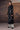 Black & Sand Embroidered Overcoat - Genes Online Store