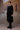 Black Shiny Velvet Overcoat - Genes Online Store