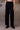 Black Textured Poly Lycra Straight-Leg Trousers - Genes Online Store