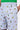 Blue Stripe Cotton Shorts With Fruit Motifs Embroidery - Genes Lecoanet Hemant