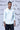 Button Up Heart Regular Fit Shirt- White - Genes Online Store