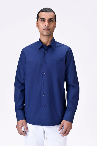 Button-Up Shirt with Sleeve Dart - Genes Lecoanet Hemant