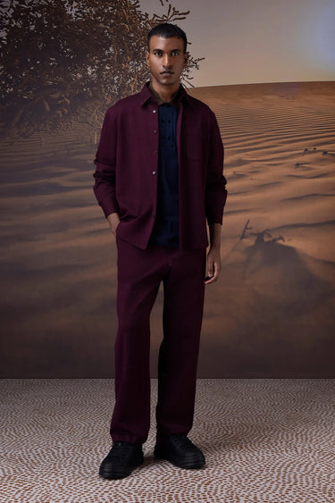 Cherry Lacquer Double Jersey Shirt - Genes Online Store