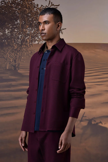 Cherry Lacquer Double Jersey Shirt - Genes Online Store