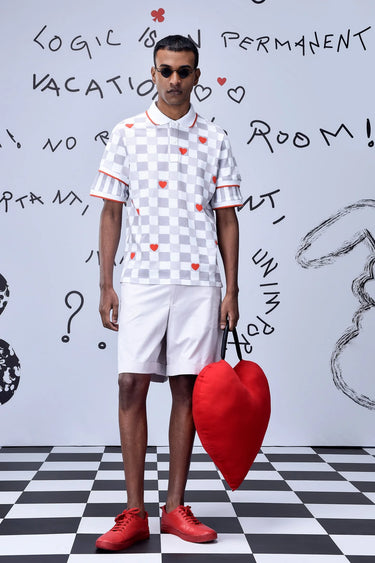 Chess Board Semi-Fitted Polo - Genes Online Store