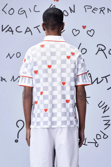 Chess Board Semi-Fitted Polo - Genes Online Store