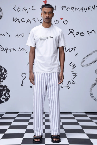 Chess Board Stripe Pants - Genes Online Store