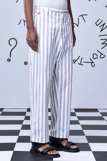 Chess Board Stripe Pants - Genes Online Store