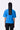 Cotton Jersey Semi-Fitted T-Shirt with Front Knot Detail Azure Blue