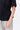 Cotton Jersey Semi-Fitted T-Shirt with Front Knot Detail Black