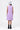 Cotton Poplin A-Line Dress with Asymmetric Neck-Lavender - Genes Lecoanet Hemant