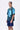 Cotton Poplin Shirt with UV Flower Print - Teal green - Genes Lecoanet Hemant