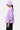 Cotton Poplin Straight Fit Top with Smocked Detail-Lavender - Genes Lecoanet Hemant