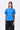 Cotton Single Jersey Regular Fit T-Shirt with Beads Embroidery - Azure Blue