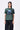 Cotton T-Shirt with UV Flower Sticker -Pine Green - Genes Lecoanet Hemant
