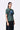 Cotton T-Shirt with UV Flower Sticker -Pine Green - Genes Lecoanet Hemant