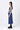 Crepe Microcell Print Dress - Navy Blue - Genes Lecoanet Hemant
