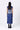 Crepe Microcell Print Dress - Navy Blue - Genes Lecoanet Hemant