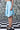Deconstructed Stripe Skirt- Blue Green