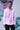 Detachable Ruffle Collar Regular Fit Shirt- Smoothie Pink - Genes Online Store