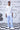 Detachable Ruffle Placket Regular Fit Shirt -White - Genes Online Store