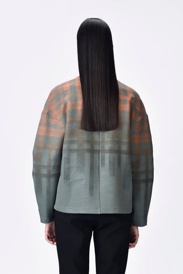 Dot check Banana Crepe Sweatshirt - Genes Lecoanet Hemant