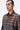 Dotted Check Shirt- Choclate Brown - Genes Lecoanet Hemant
