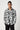 Easy Fit Button-Up Shirt in an All-Over Abstract Check Print - Genes Lecoanet Hemant