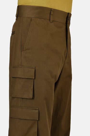 Easy Fit Cotton Pin Corduroy Cargo with Side Flap Pockets