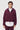 Easy Fit Hoodie with Adjustable Elasticated Waist - Wine