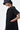 Easy-Fit Solid Dress with Patch Pockets-Black - Genes Lecoanet Hemant