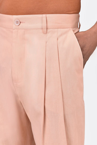 Easy Fit Trousers with Double Pleats & Bone Pocket - Genes Lecoanet Hemant