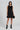 Black embellished A-line dress for women by Genes Lecoanet Hemant India