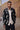 Embroidered Black Poly‑Wool Jacket - Genes Online Store
