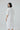 Elegant white shirt dress for women with flowing silhouette, premium designer wear