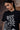Designer black French sketch print T-shirt with relaxed fit and soft cotton fabric