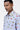 Fruit Motifs Embroidered Striped Men's Button-Down Shirt - Genes Lecoanet Hemant