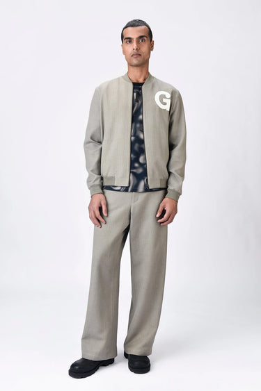 Genes Print Linen Bomber - Genes Lecoanet Hemant