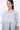 Giza Cotton Oversized Shirt with Cell Degrade Print - Taupe - Genes Lecoanet Hemant