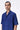 Giza Cotton Poplin Easy Fit Cuban Collar Shirt with Micro Cell Embroidery - Navy Blue