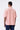 Giza Cotton Poplin Easy Fit Cuban Collar Shirt with Micro Cell Embroidery - Pink