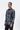 Giza Cotton Poplin Shirt with Aurora Print - Black