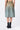 Giza Cotton Poplin Straight Fit Skirt with Draped Waist - Taupe - Genes Lecoanet Hemant