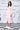 Heart Print Relax Fit Dress- Coral Peach - Genes Online Store