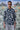 Ikat Check Print Regular Fit Shirt - Black - Genes Online Store