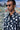 Ikat Check Print Regular Fit Shirt - Black - Genes Online Store