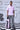Ikat Check Print Regular Fit Shirt - Smoothie Pink - Genes Online Store